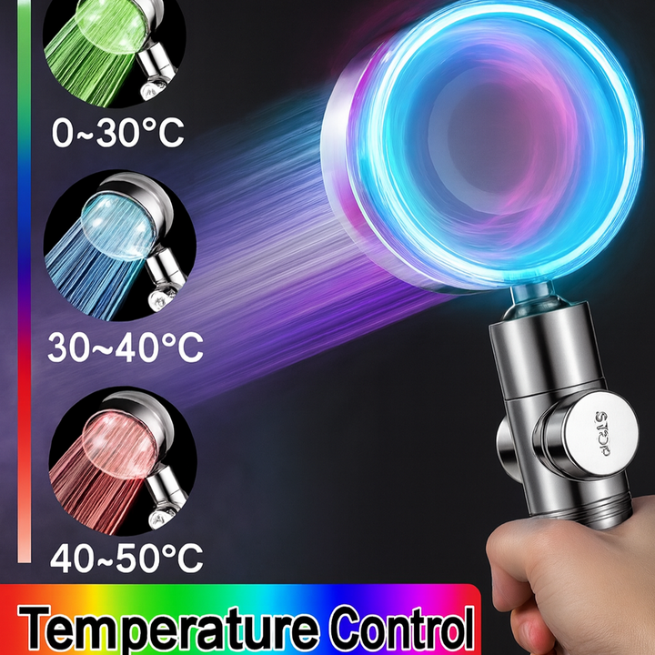 BowLift | Hydro Colorful High-Pressure Rainfall Shower Head