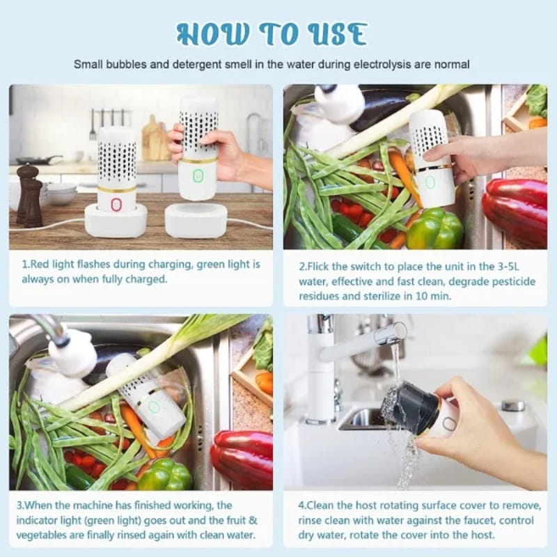 BowLift | PureZest – Instantly removes 99% of bacteria and pesticides from food