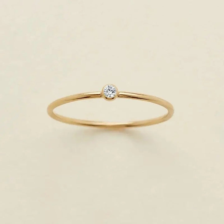 BowLift | Dainty Birthstone Ring