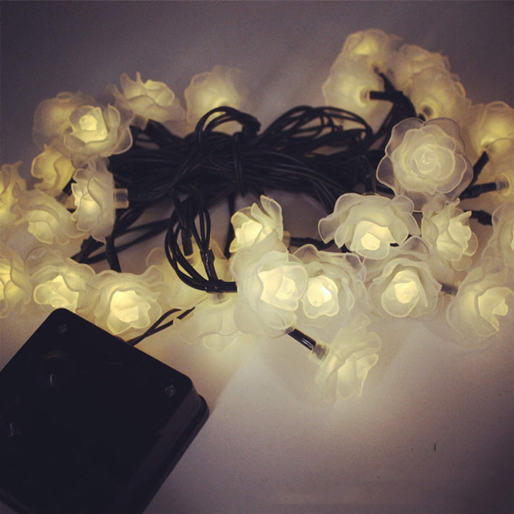 BowLift | Solar Rose String Lights Outdoor Waterproof LED Decorative String Lights