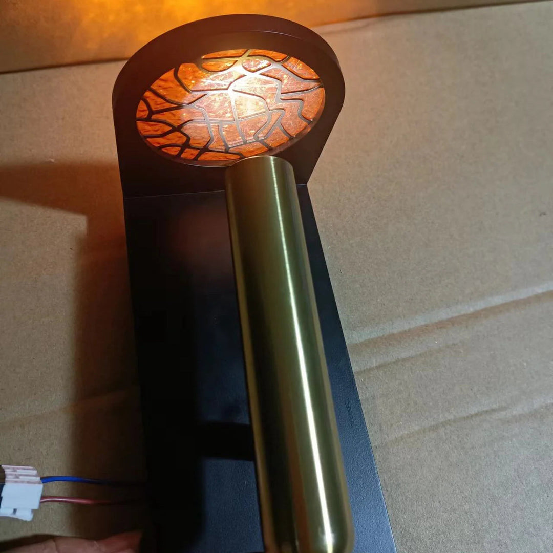 Adjustable Nordic LED Wall Light with Flame Effect Bowlift