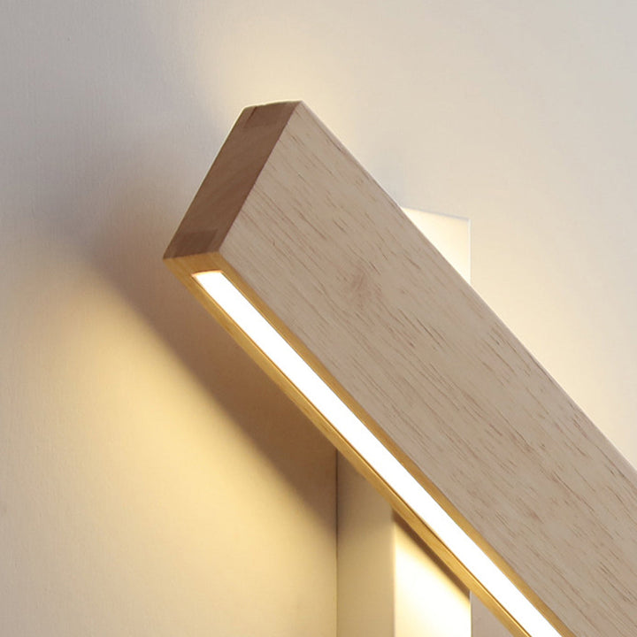 BowLift | Wall Light With Rotatable Wood LED Design