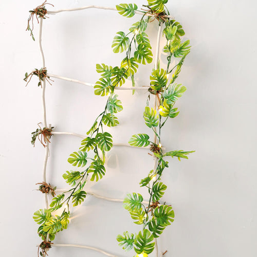 BowLift | Green Turtle Leaf Copper Wire Simulation Turtle Leaf Rattan Decorative LED String Lights