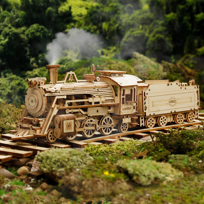 Puzzle Model Mechanical Made of Wood Super | Bowlift