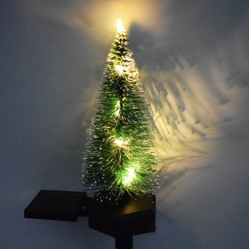 Modern Solar Christmas Tree Ground Insert Lawn Decoration Landscape Light | Bowlift