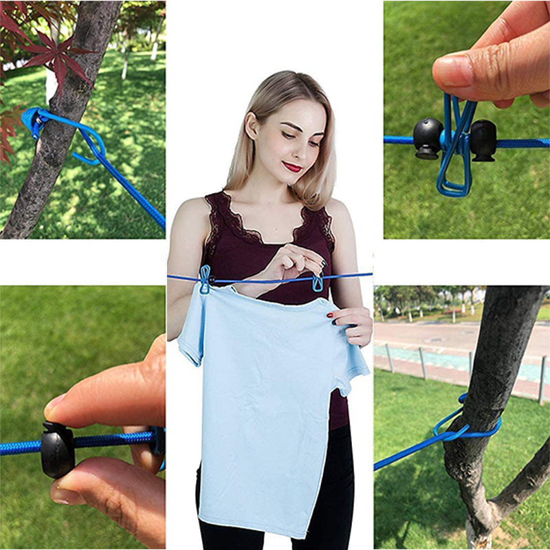 BowLift | Portable elastic travel laundry rack