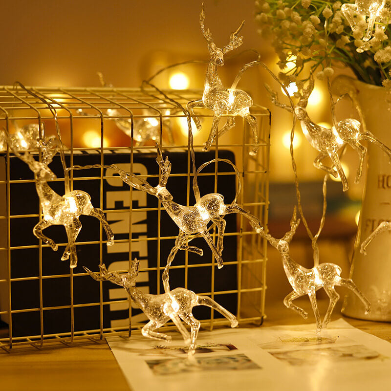 BowLift | Christmas Decor Elk LED Decoration Battery String Lights