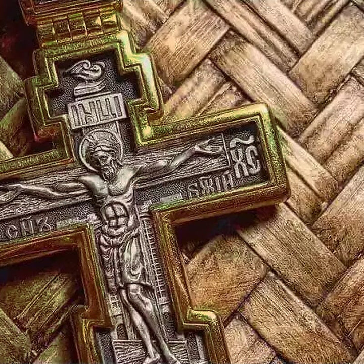 Vintage Cross Necklace Bowlift