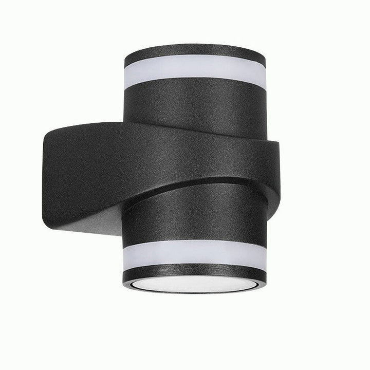 Modern Cylindrical Die-Cast Aluminum LED Waterproof Outdoor Garden Wall Light | Bowlift