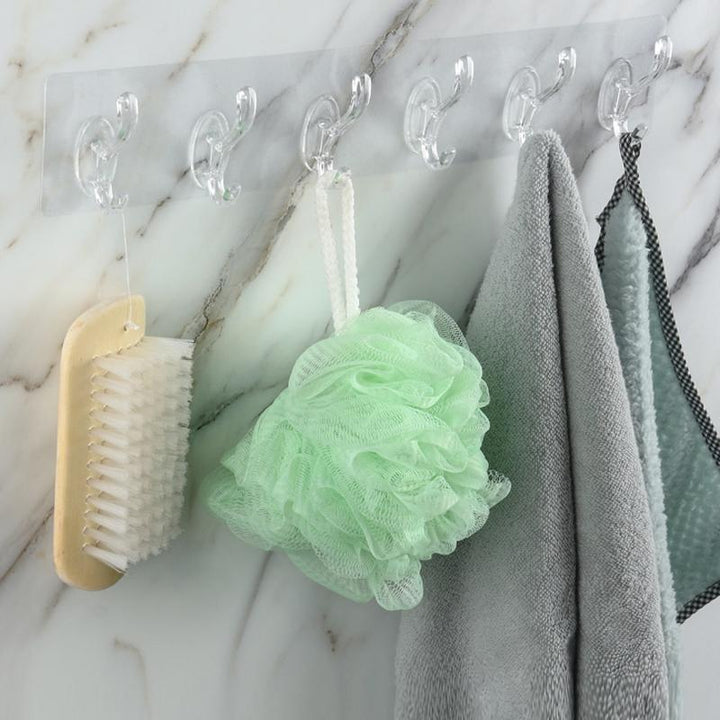 BowLift | Multifunctional transparent 6 hooks