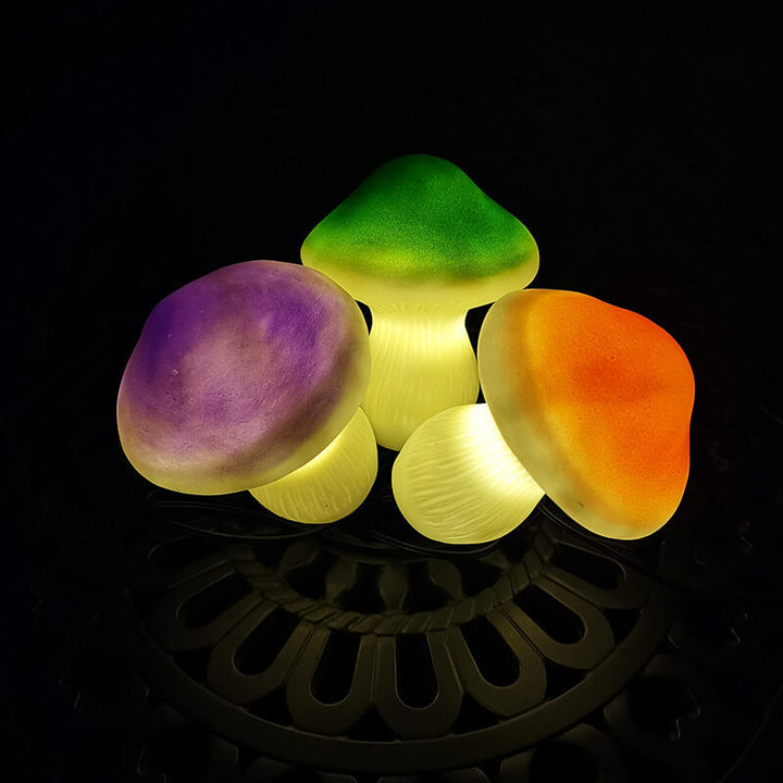 Solar Outdoor Mushroom Shape LED Garden Lawn Ground Insert Landscape Light | Bowlift