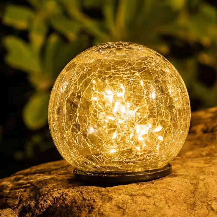 Solar Modern Minimalist Glass Floor Decoration LED Outdoor Landscape Light | Bowlift