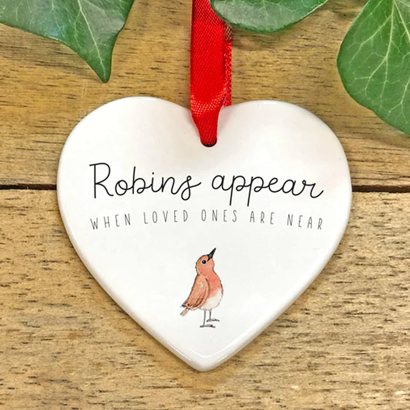 BowLift | Ceramic Heart Hanging Ornament