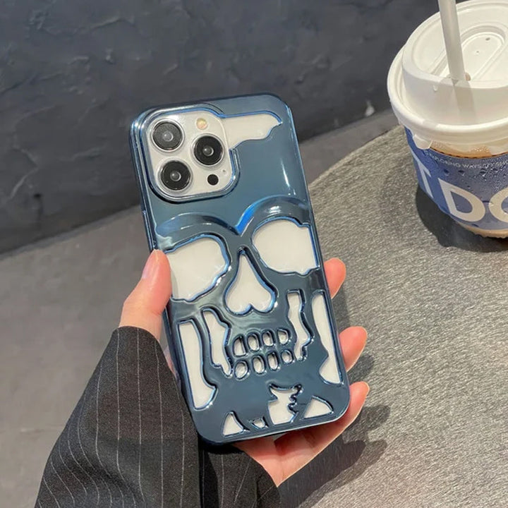 BowLift | Plated Skull Case Cover For iPhone