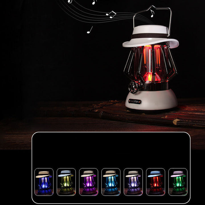 Modern Handheld Metal Texture Camping LED Outdoor Light | Bowlift