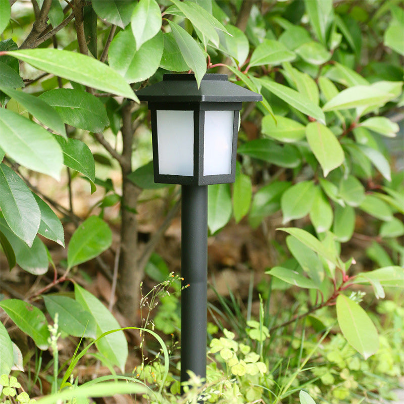 Modern Minimalist Waterproof Solar Square ABS PVC LED Outdoor Landscape Light For Garden | Bowlift