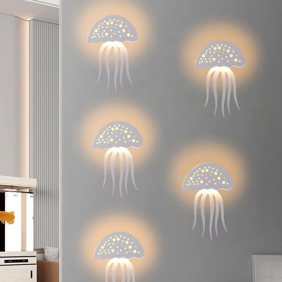 BowLift | Modern creative 1-Light LED Jellyfish Wall Light
