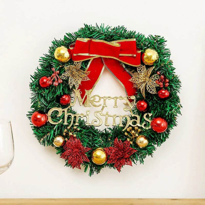 BowLift | Creative Christmas Door Wreath Christmas Decoration Artificial Garland Wreaths For Car Home Window Wall Decoration