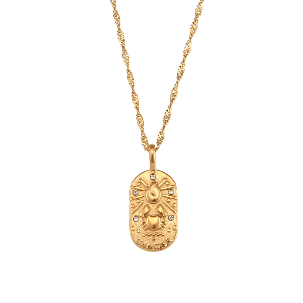 BowLift | Dainty Zodiac Tarot Inspired Necklace