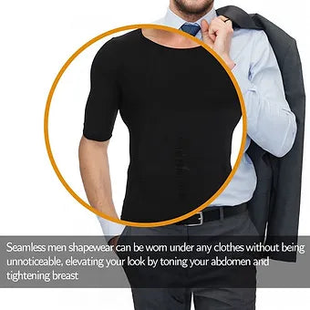 BowLift | Men's Body Shaper Slimming T-Shirt