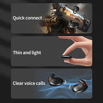 BowLift | Sleek Ultra-Thin Bluetooth Earbuds