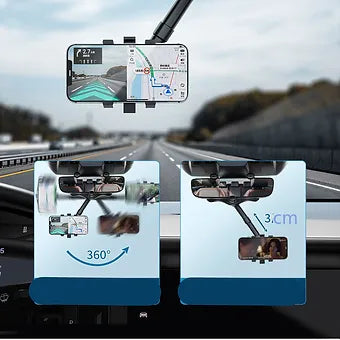 BowLift | Rotatable Rearview Mirror Mobile Holder