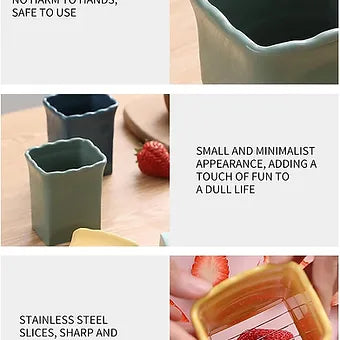 BowLift | Stainless Steel Handheld Fruit Cup Slicer