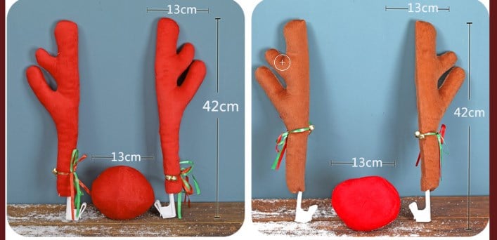 BowLift | Funny Christmas  Car Antlers Decoration