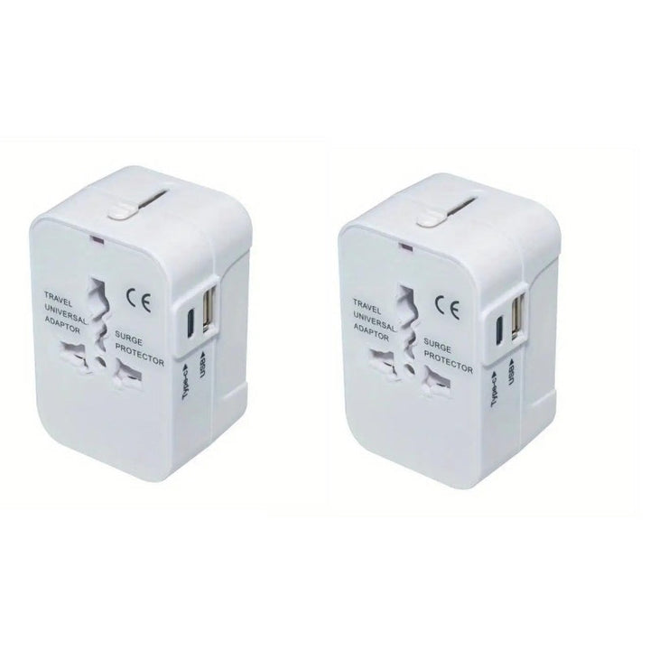 BowLift | Universal Travel Adapter with Dual USB Ports