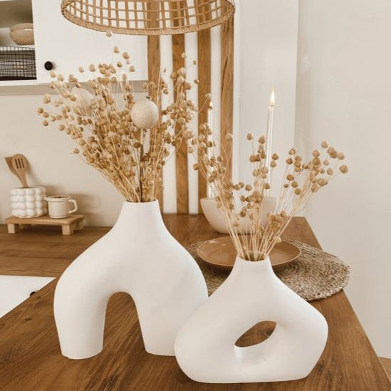 Oblong Vase 2-Piece Set Bowlift