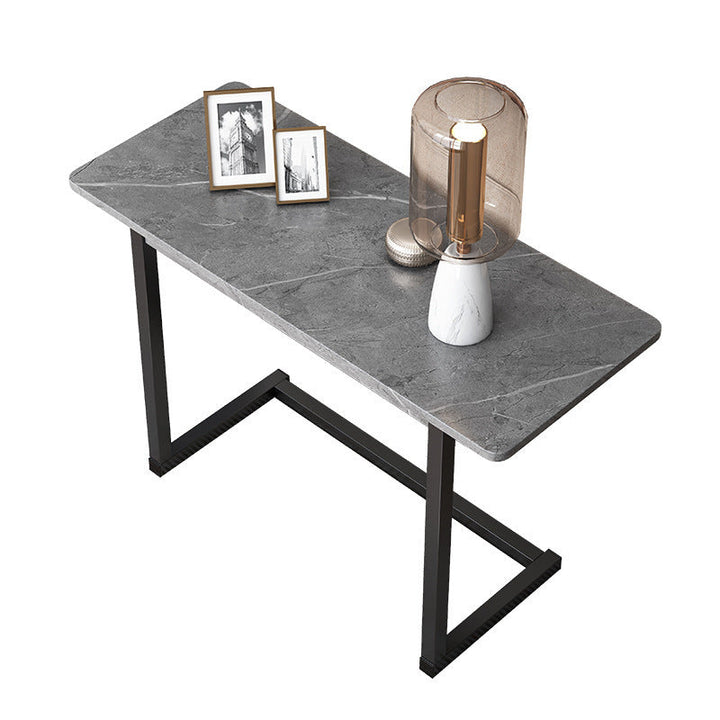 BowLift | ModernoCurve C-Side Table | MDF Tabletop | Modern Design | Space-saving | Perfect for Living Room & Bedroom