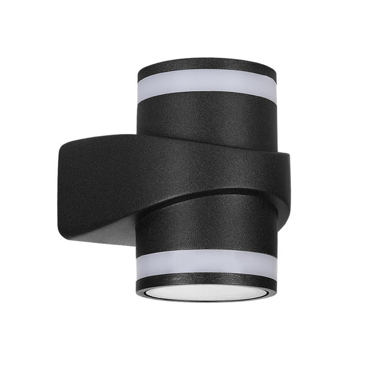 Modern Cylindrical Die-Cast Aluminum LED Waterproof Outdoor Garden Wall Light | Bowlift