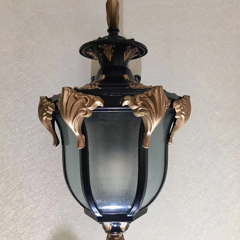 European Retro Lantern Glass Outdoor Waterproof 1-Light Wall Sconce Lamp | Bowlift