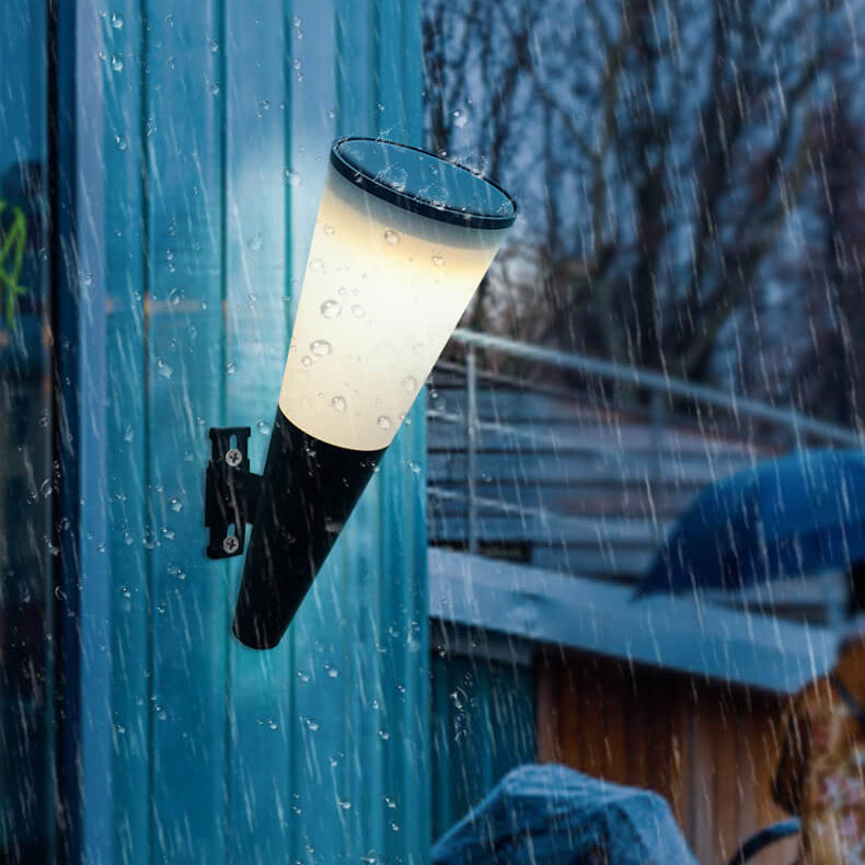 BowLift | Truro Solar Wall Light Anthracite - Energy-Efficient Solar Outdoor Wall Illumination