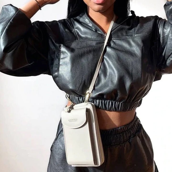 First-class phone case/shoulder bag with zipper | Bowlift