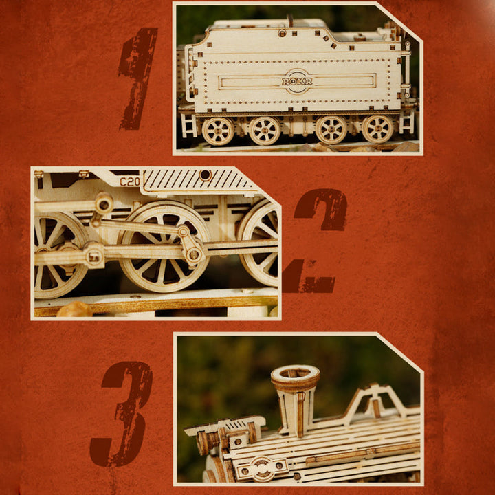Puzzle Model Mechanical Made of Wood Super | Bowlift