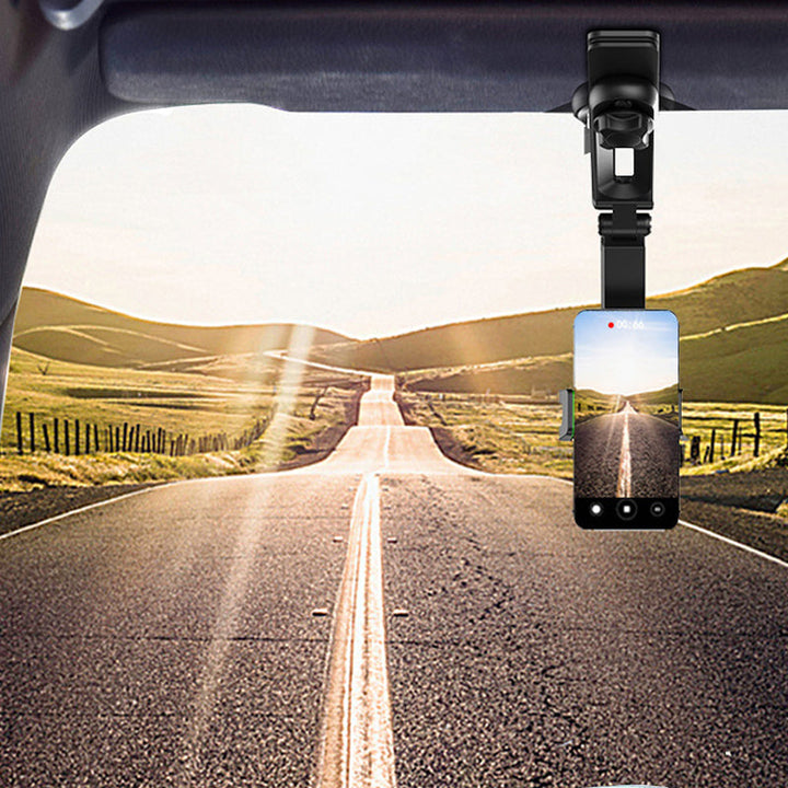 Rotatable Multifunctional Sun Visor Cell Phone Holder | Bowlift