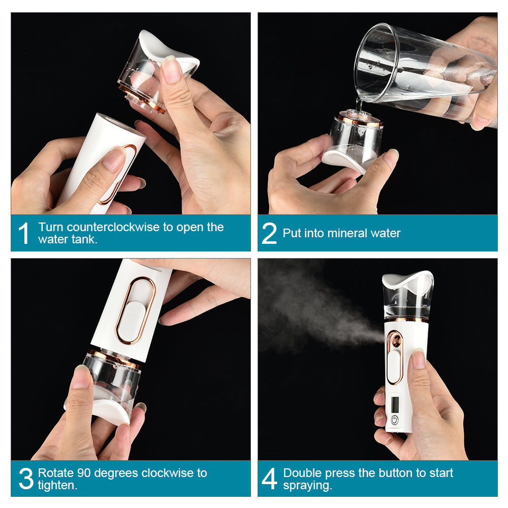 BowLift | Facial Steamer | Portable Hydrating Mist Device for Skincare