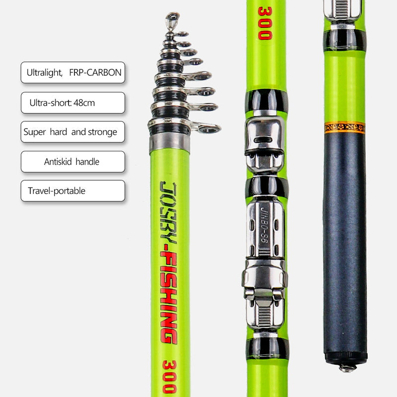 BowLift | Mini Seat Carbon Fiber Telescopic Rock Fishing Rod