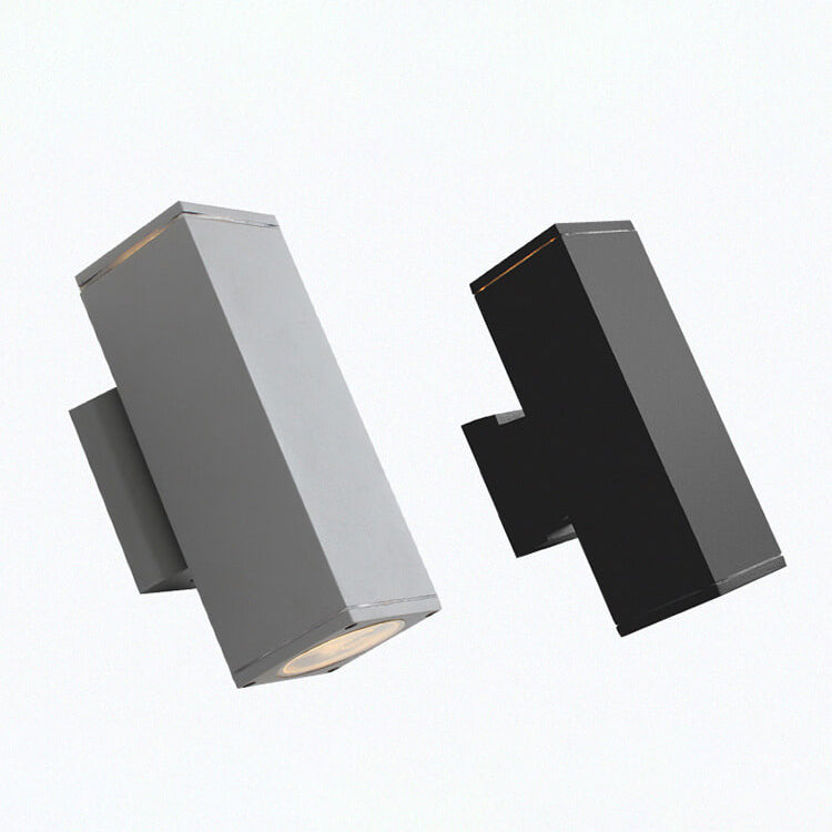 Modern Minimalist Square Column LED Luminous Outdoor Waterproof Wall Sconce Lamp | Bowlift