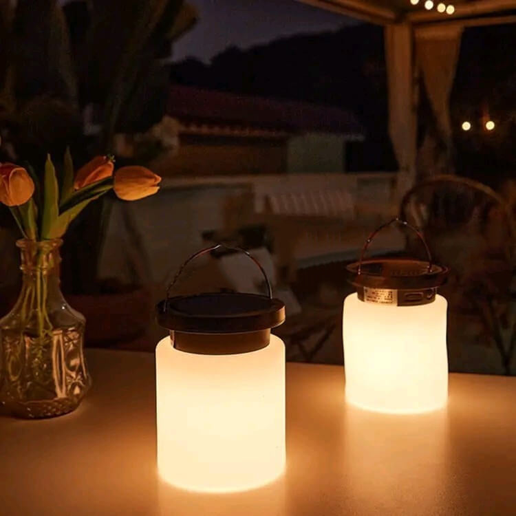 BowLift | Creative Solar Silicone Lantern Outdoor Waterproof USB Hanging Light