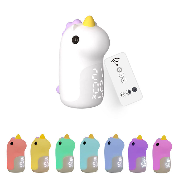 BowLift | Unilora DreamLight Alarm Clock | Unicorn Design | Timer & LED Night Light | Nursery Decor