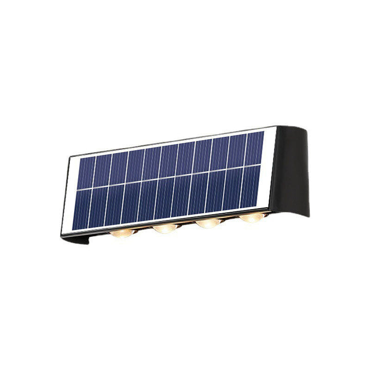 BowLift | Lumiora Modern Solar-LED Wall Lamp for Outdoors | Rectangular Design | IP56 Waterproof | Different Sizes & Light Intensities