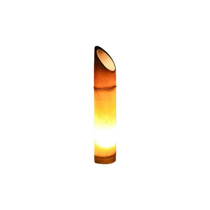 Contemporary Creative Waterproof Solar Resin Bamboo LED Landscape Lighting Outdoor Light For Garden | Bowlift