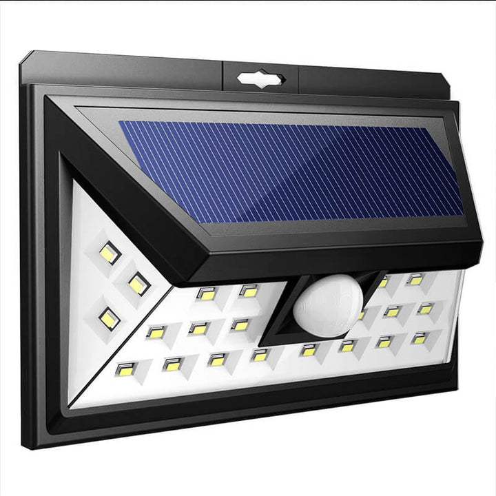 Outdoor Solar Trapezoid Body Sensor Waterproof LED Patio Wall Sconce Lamp | Bowlift