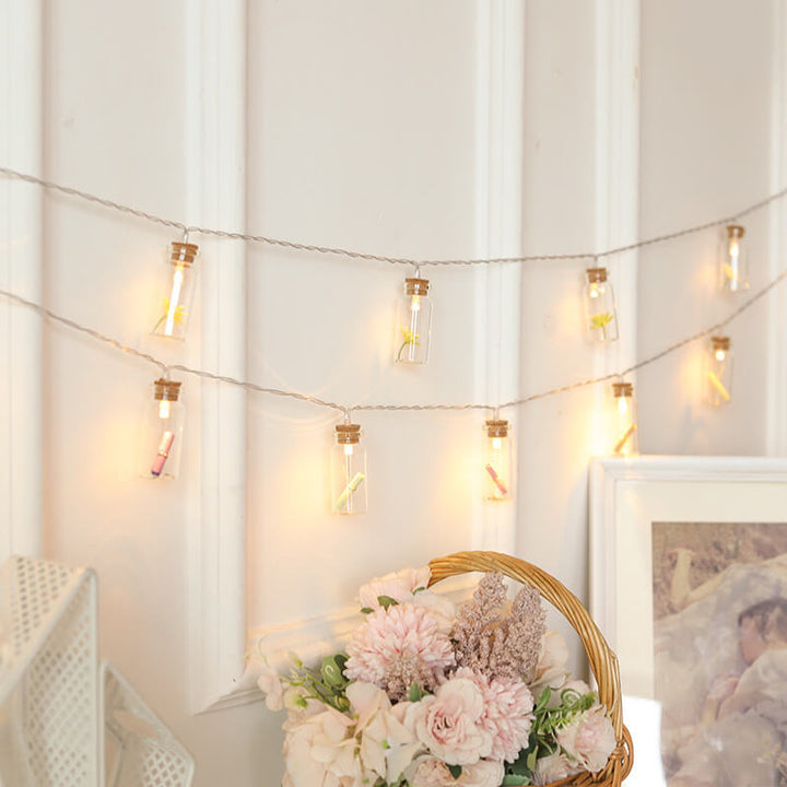 BowLift | Christmas LED Wishing Bottle Tree Snow Battery Box Decorative String Light