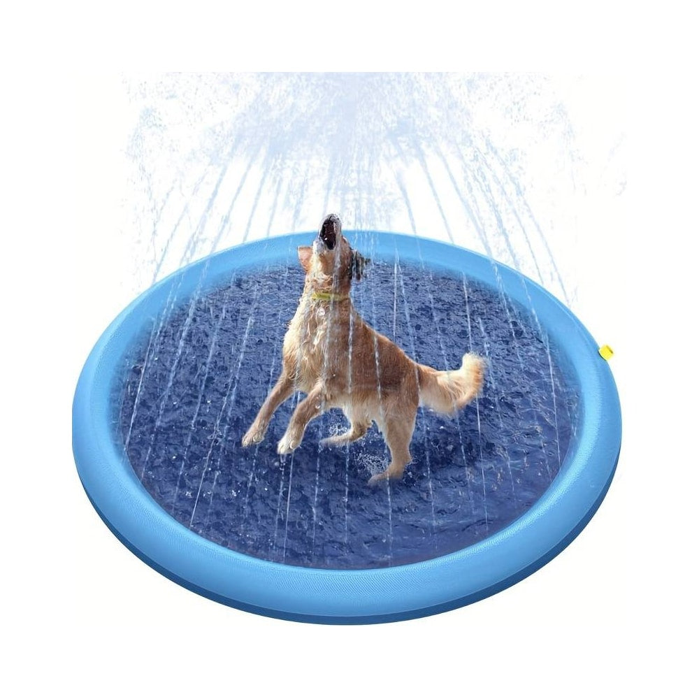 BowLift | PawSplash Dog Bath – Inflatable Water Mat with Sprayers for Pets
