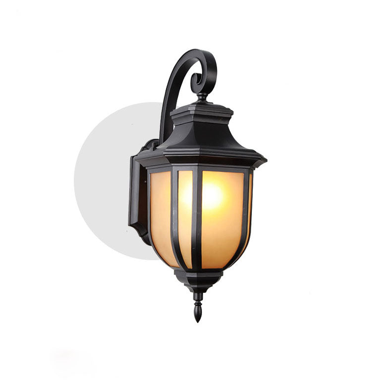Modern European Minimalist Aluminum Alloy Square Outdoor 1-Light Wall Sconce Lamp | Bowlift