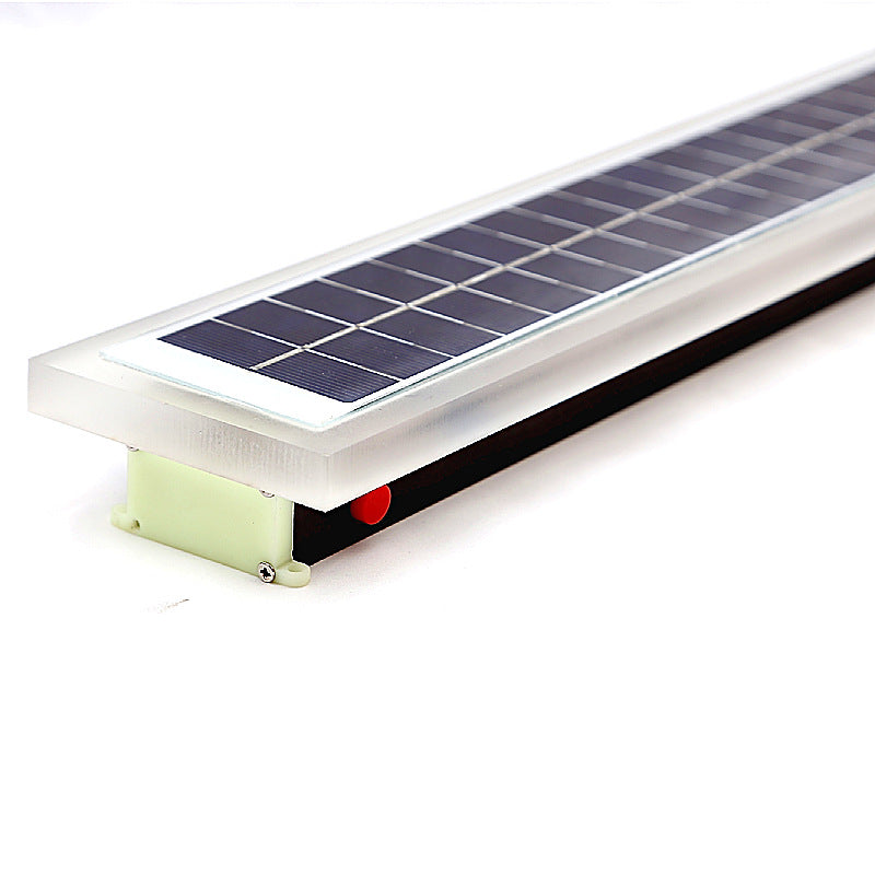 Minimalist Outdoor Solar Rectangular Strip Waterproof Patio LED Wall Sconce Lamp | Bowlift