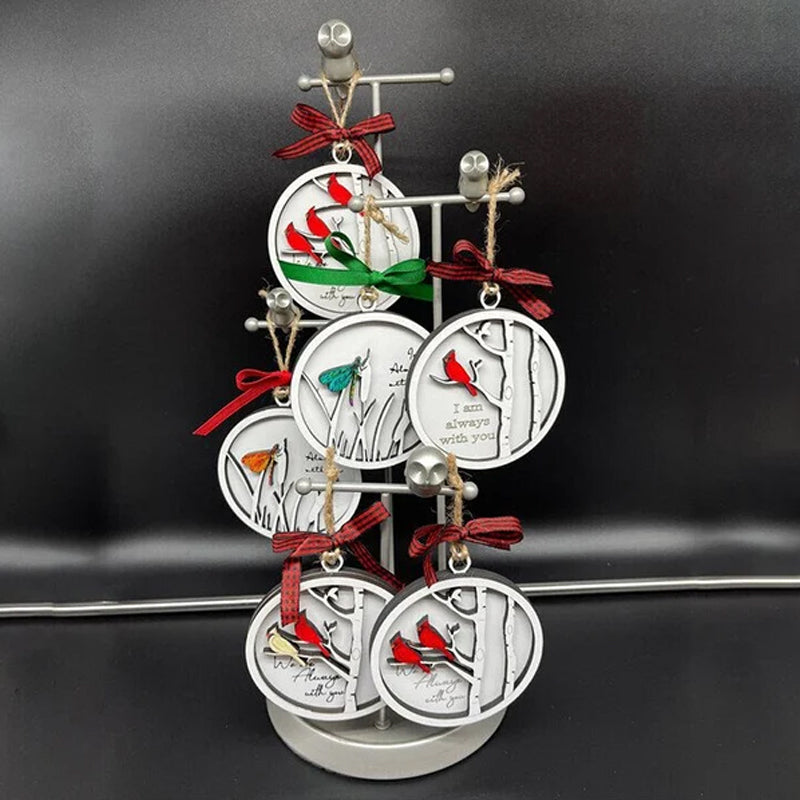 BowLift | Handmade Memorial Ornament with Cardinals
